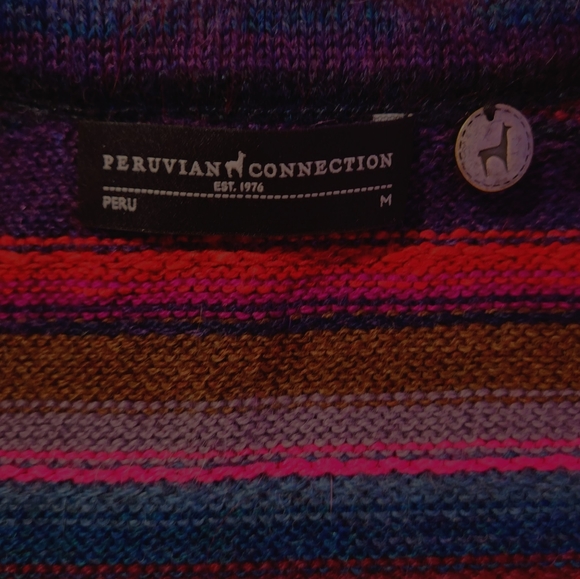 Peruvian Connection Striped Open Duster - Picture 10 of 11